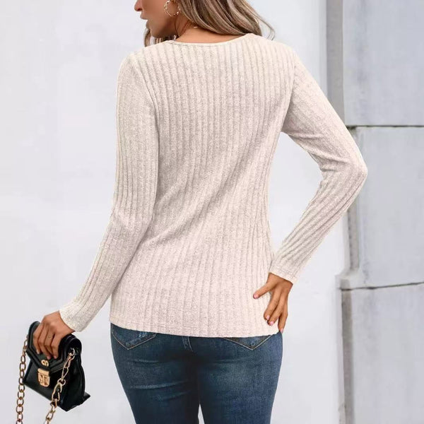 Lace Long Sleeve Shirt Fall Top