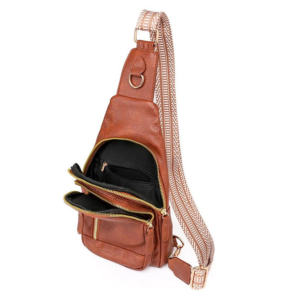 Large Capacity Soft Leather Crossbody Bag