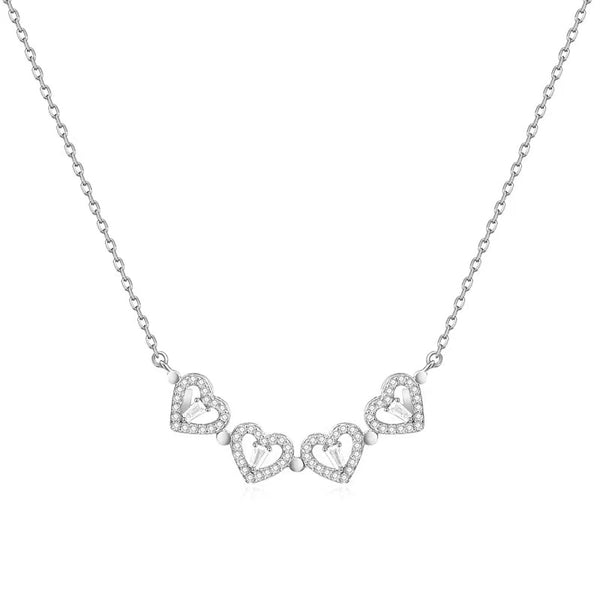 Folded Love Clover Necklace