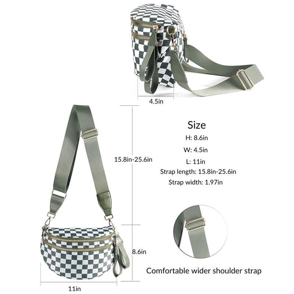 Lightweight And Stylish Oxford Cloth Crossbody Bag