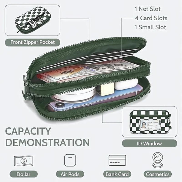 Outdoor Sports Waterproof Quilted Wallet