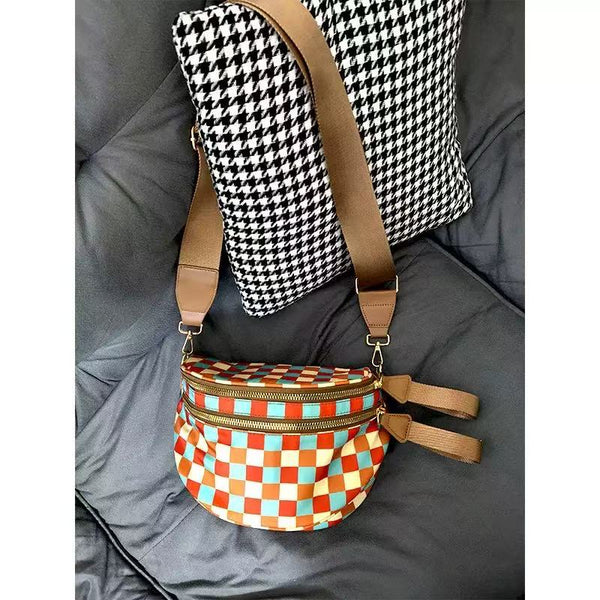 Lightweight And Stylish Oxford Cloth Crossbody Bag