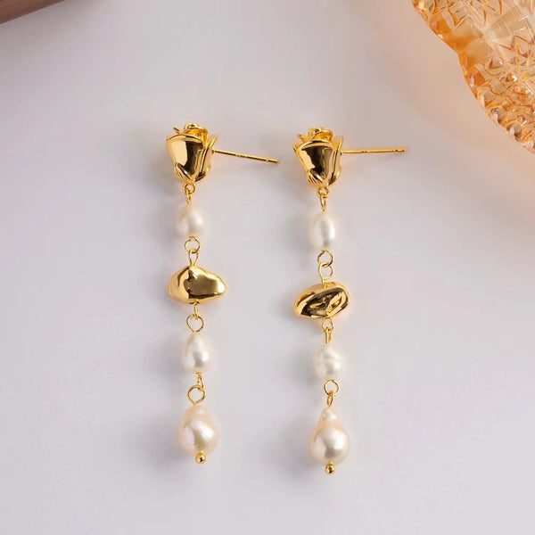 Golden Rose Pearl Drops