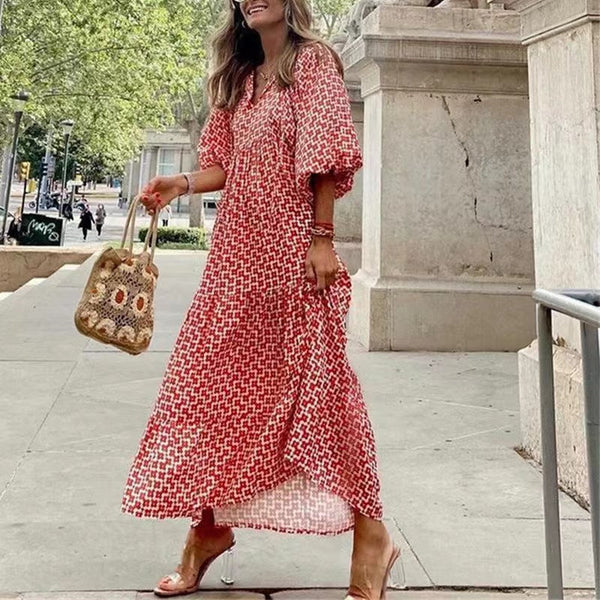 Bohemian Beauty Green Maxi Dress