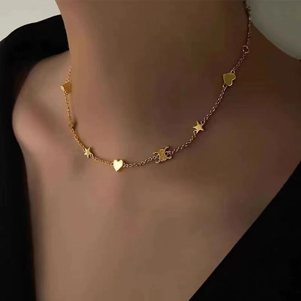 Arc de Triomphe Delicate Necklace Gold