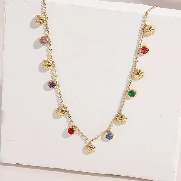 Riviere Multi Shape & Color Necklace