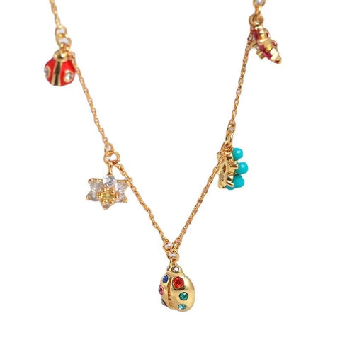 Cute Beetle Necklace