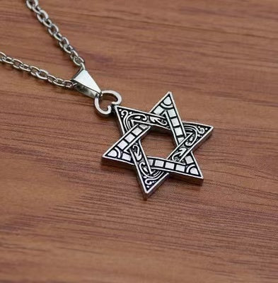 Piety Petite Star Of David Necklace