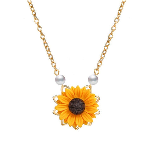 Sunflower Necklace