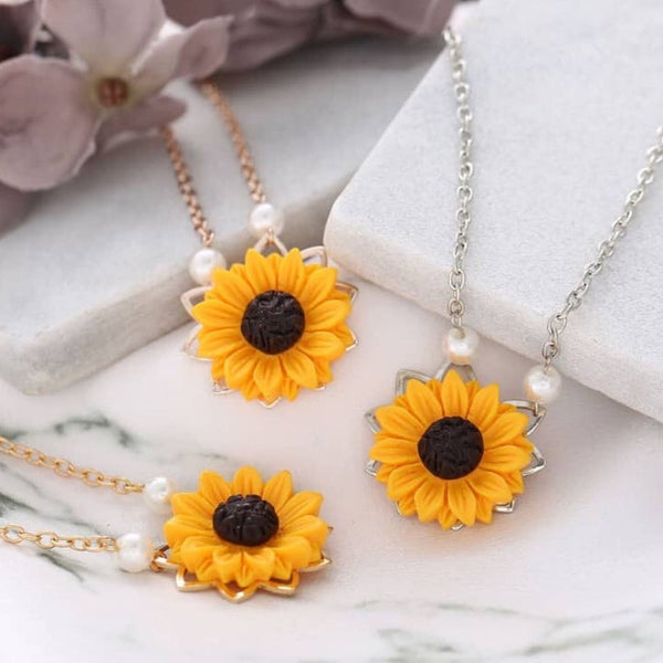 Sunflower Necklace