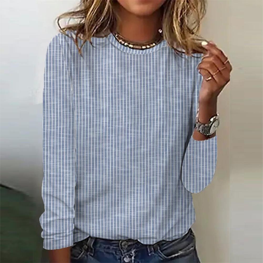 Comfy Round Neck Long Sleeve Top