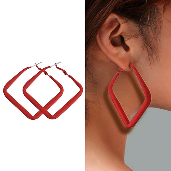 Geometric Metal Earrings for Women Jewelry Gift Irregular Circle Square Earrings Femme Cold Fashion Korean Women's Earrings 2022