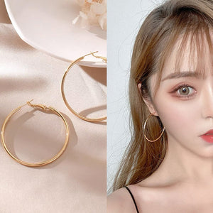 Geometric Metal Earrings for Women Jewelry Gift Irregular Circle Square Earrings Femme Cold Fashion Korean Women's Earrings 2022